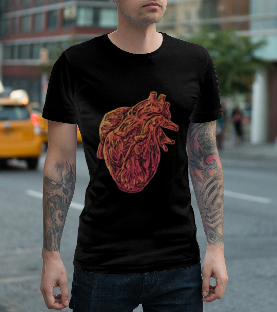 Rise Records The Acacia Strain Gravebloom Black Anatomical Heart T-Shirt
