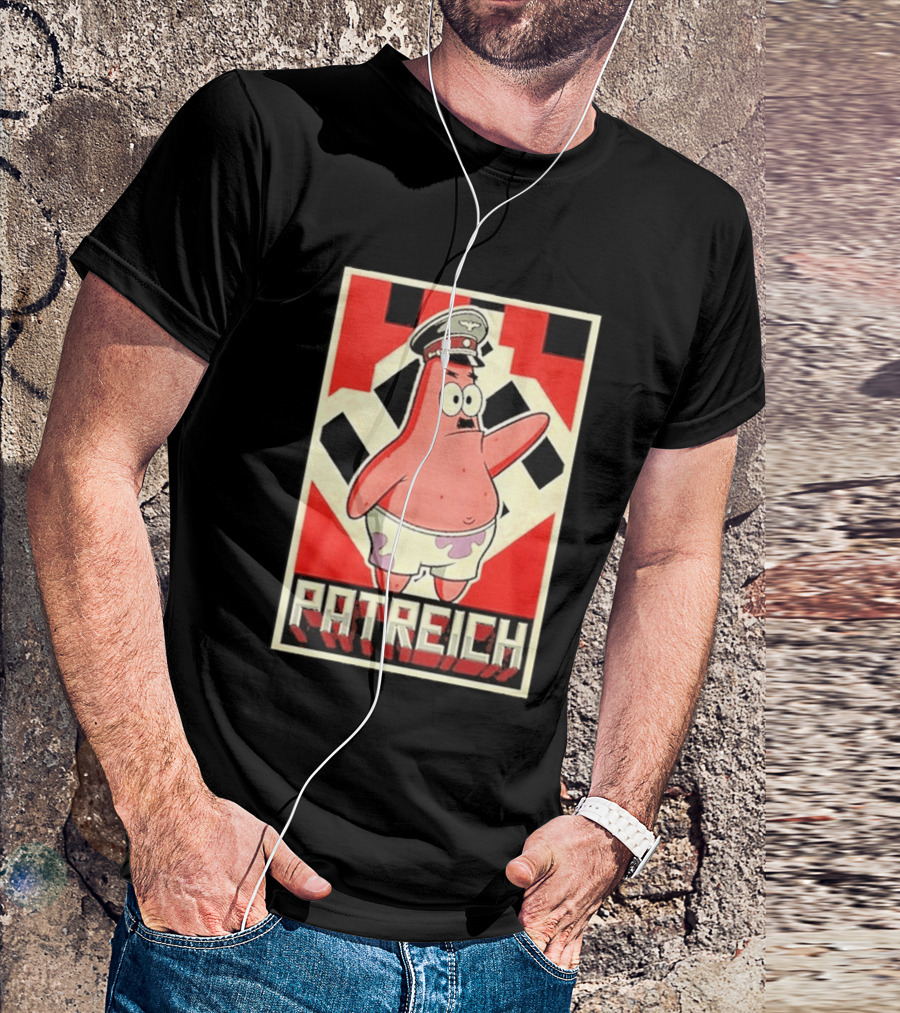 Sponge Patrick Hitler Star T-Shirt