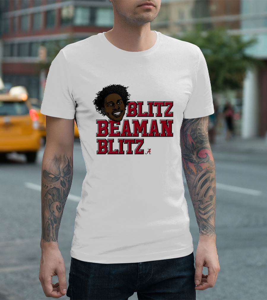 Alabama Crimson Tide Blitz Beaman Blitz Jeremiah Beaman T-Shirt
