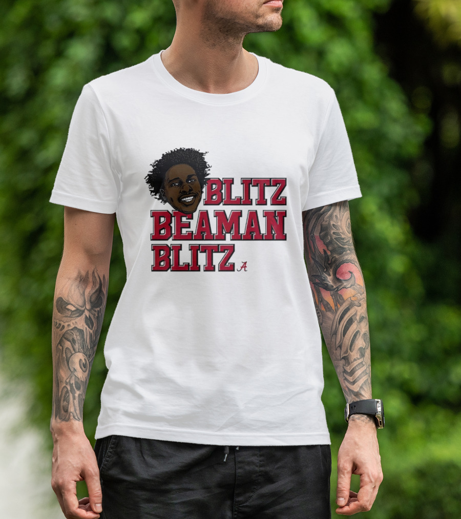 Alabama Crimson Tide Blitz Beaman Blitz Jeremiah Beaman T-Shirt