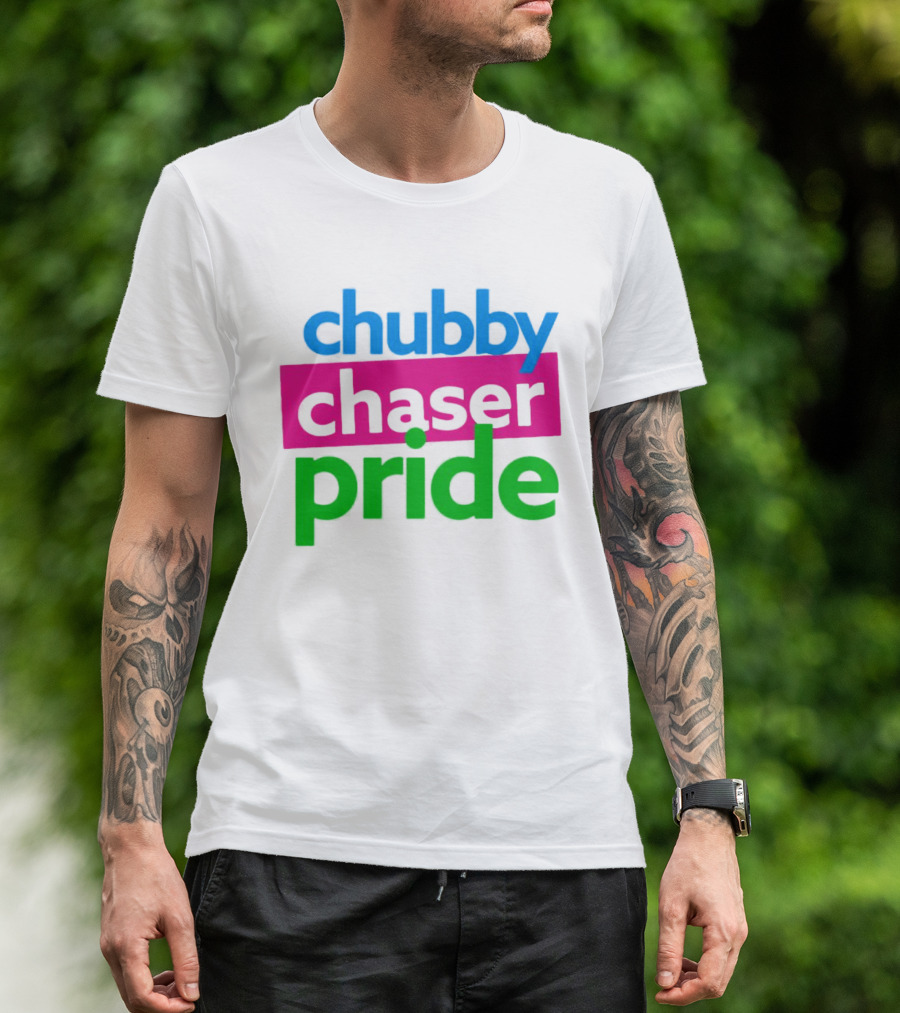 Chubby Chaser Pride Colorful T-Shirt