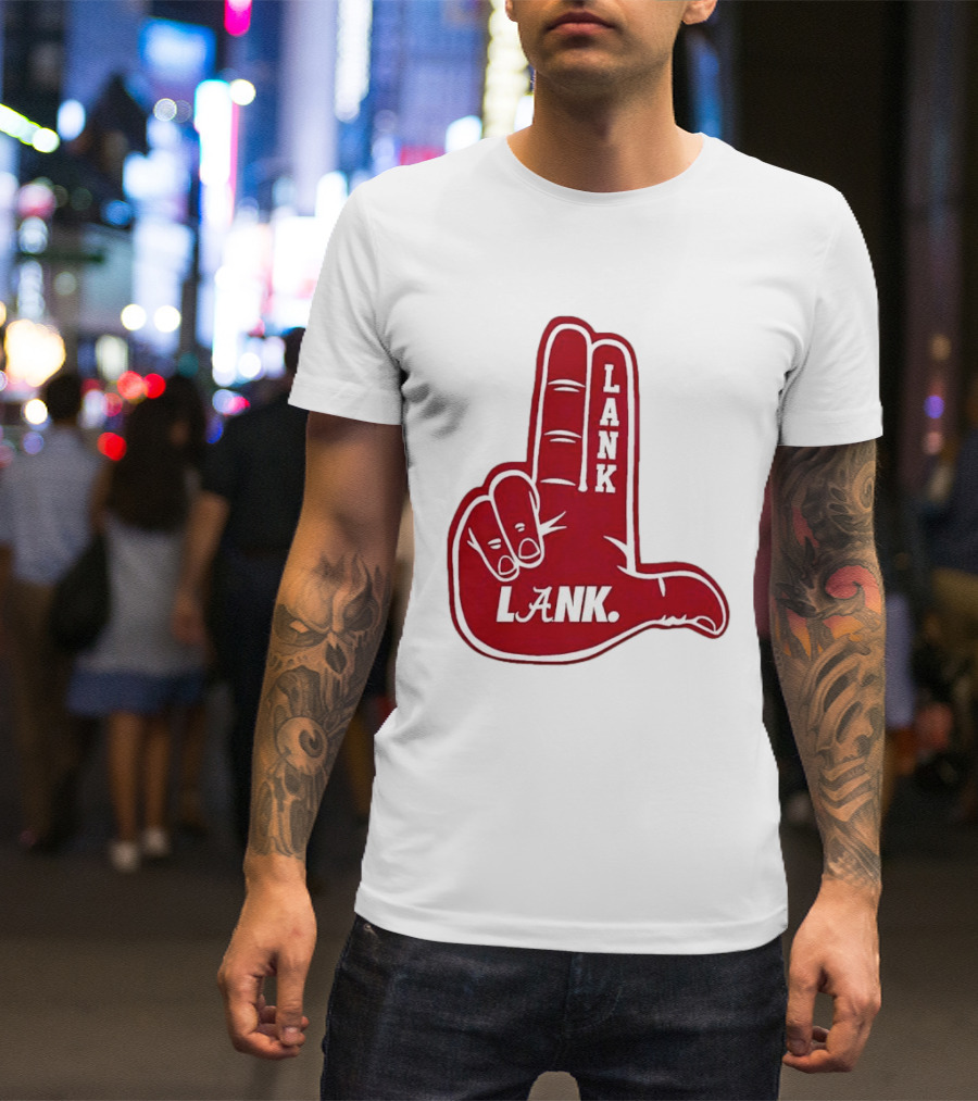 Alabama Crimson Tide Lank Hand Gesture T-Shirt