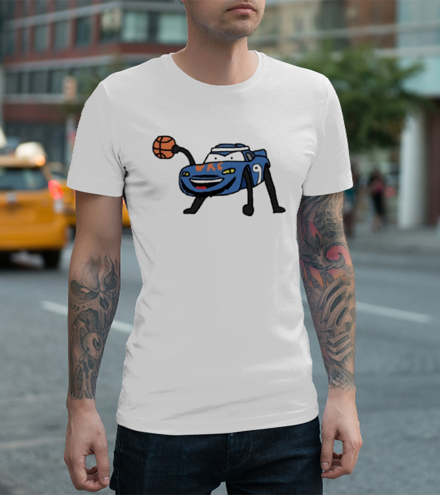 Alex Cars Russo Alex Caruso OKC Thunder Basketball Cartoon T-Shirt