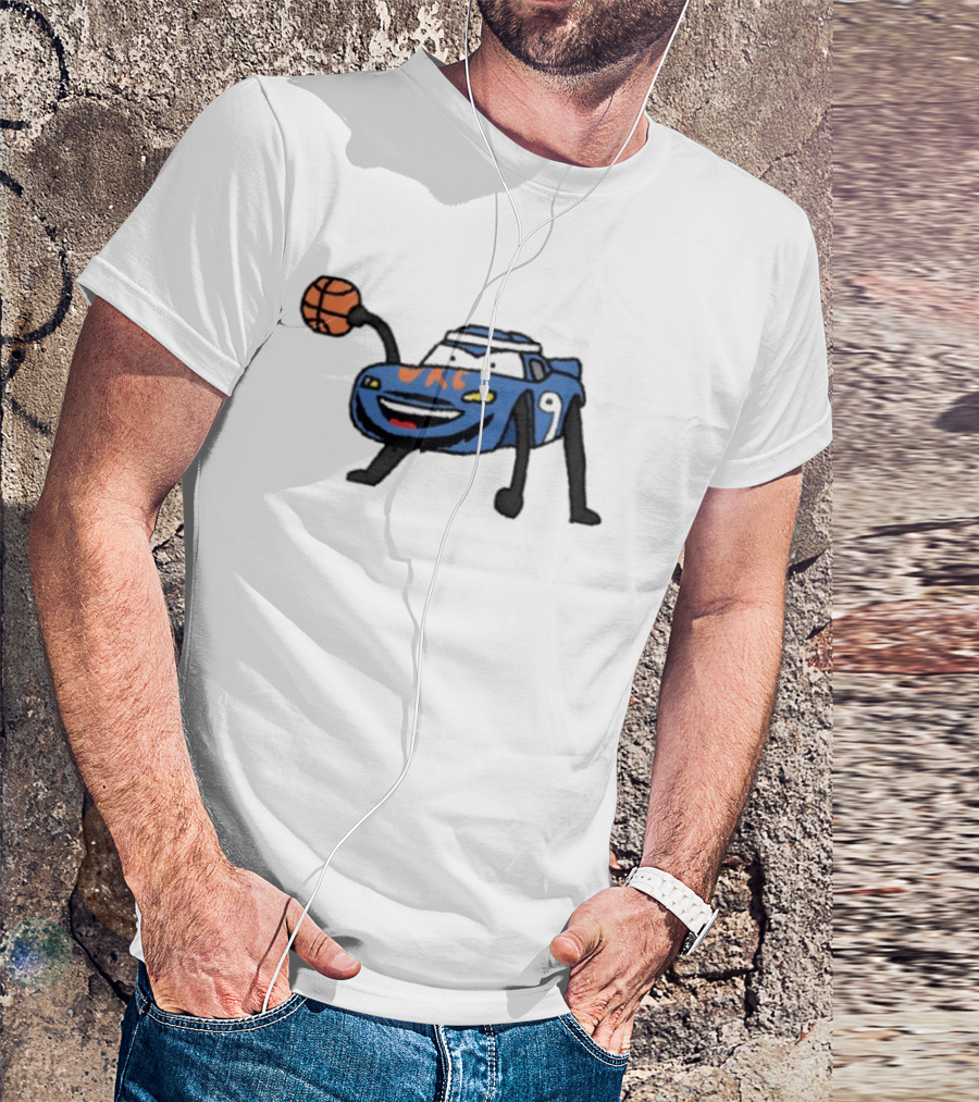 Alex Cars Russo Alex Caruso OKC Thunder Basketball Cartoon T-Shirt