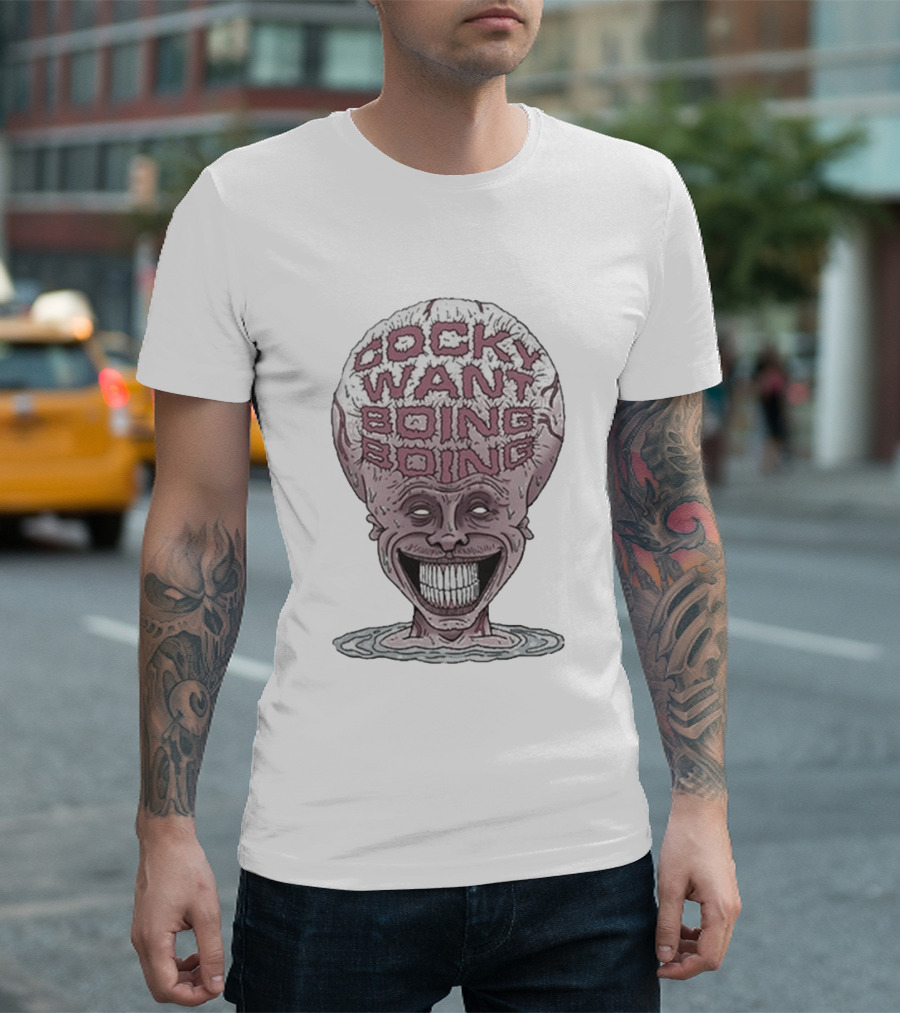 Cocky Want Boing Boing Meme Brain T-Shirt