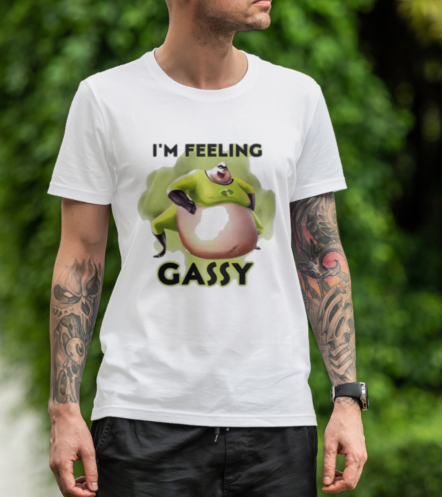 I'm Feeling Gassy Superhero Parody 2025 T-Shirt