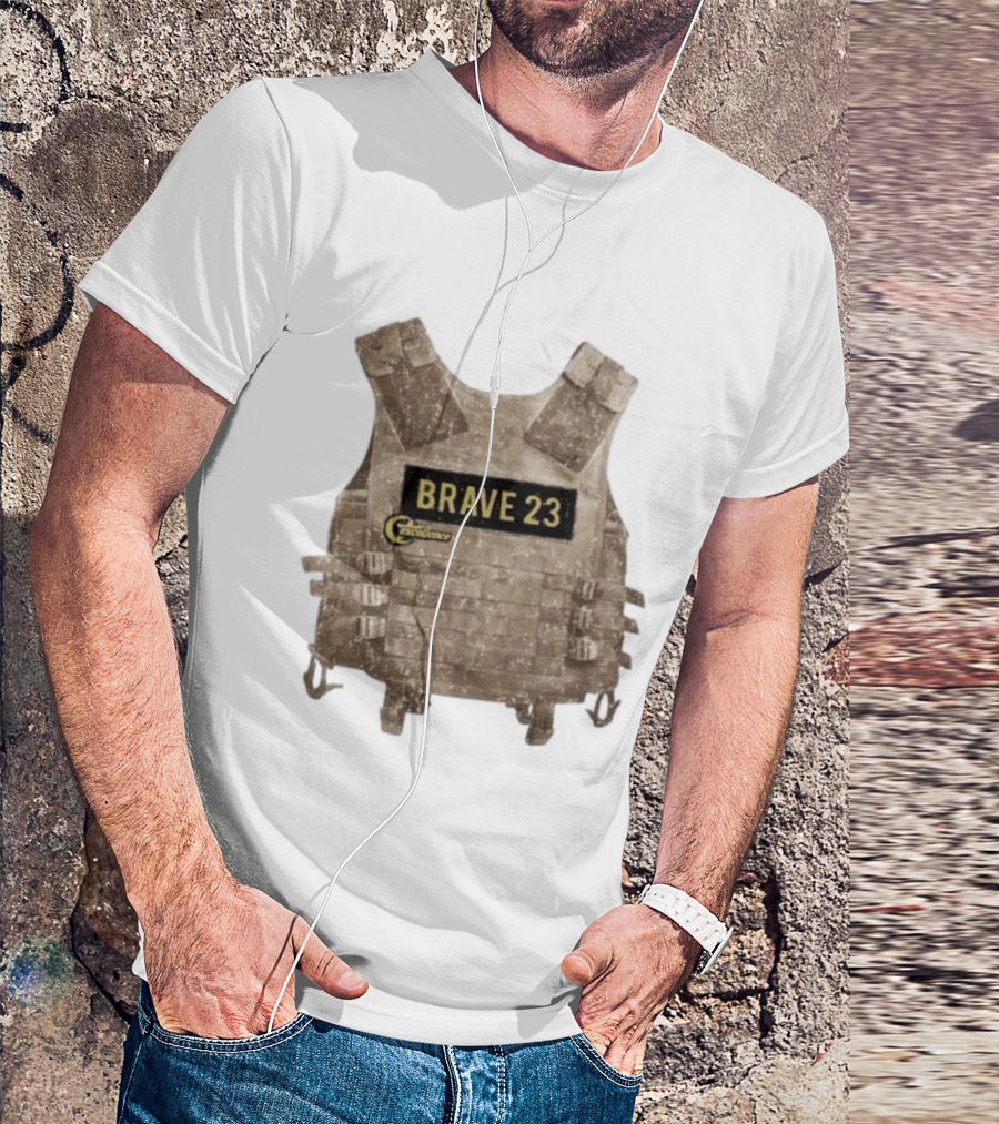 Awesome Camouflage Brave 23 Excellence Tactical Vest T-Shirt