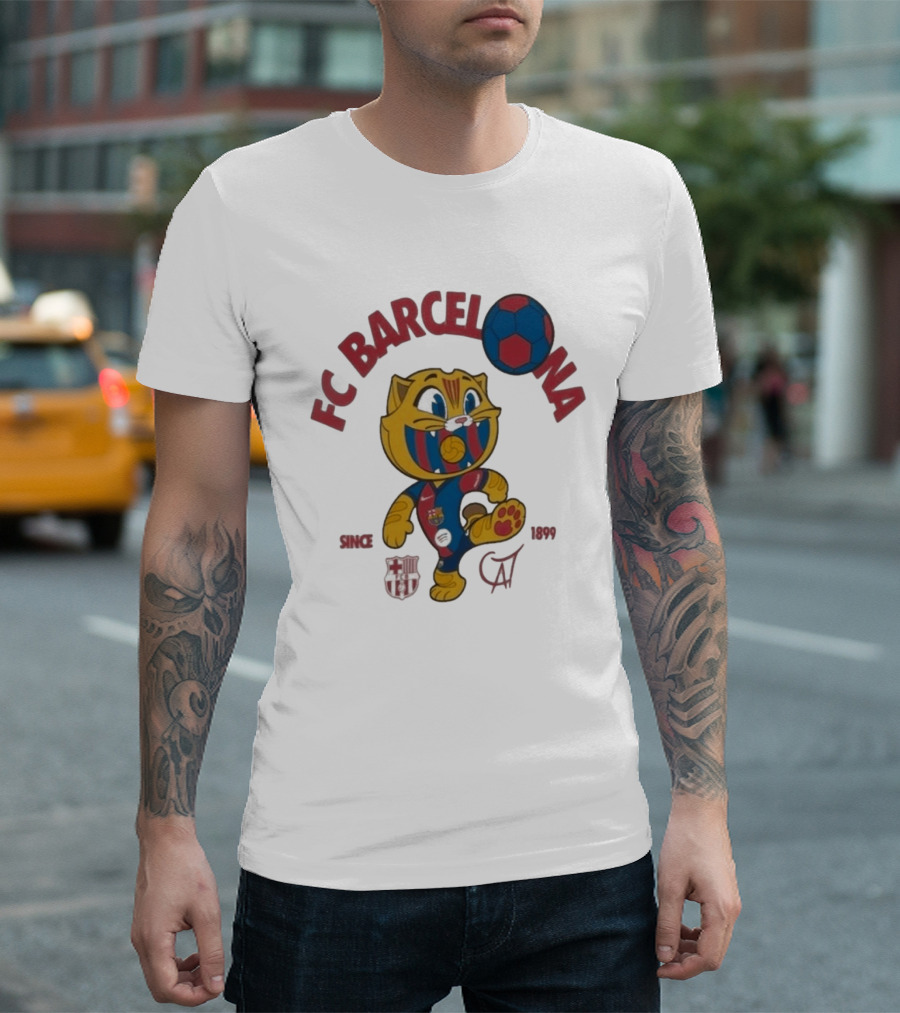 FC Barcelona Cat Since 1899 T-Shirt