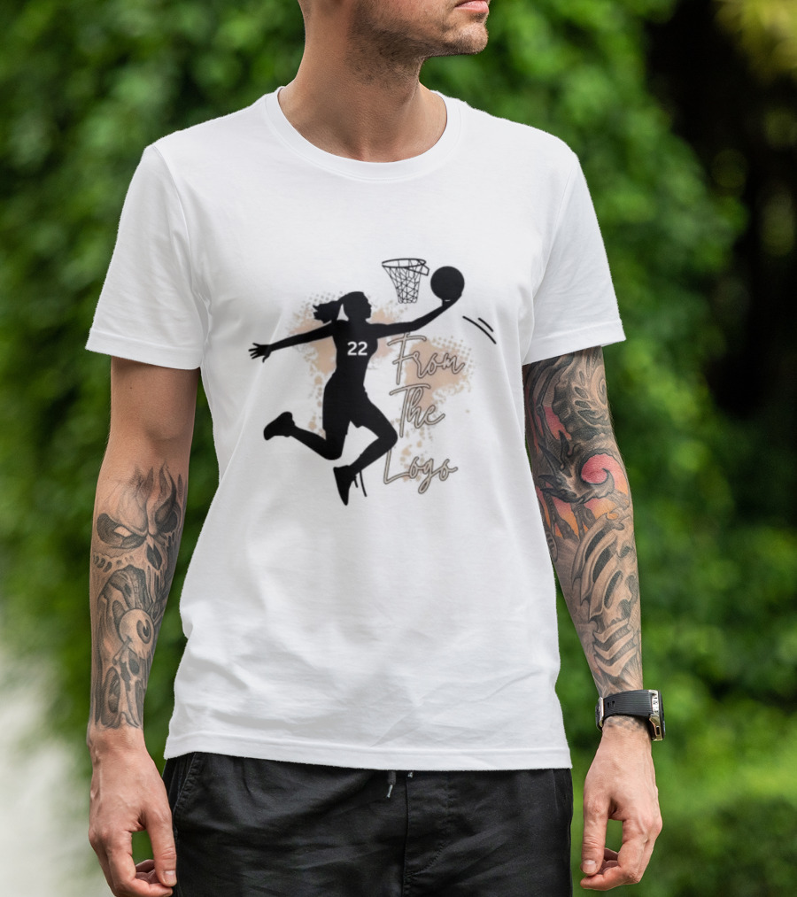 Caitlin Clark 22 Basketball From The T-Shirt