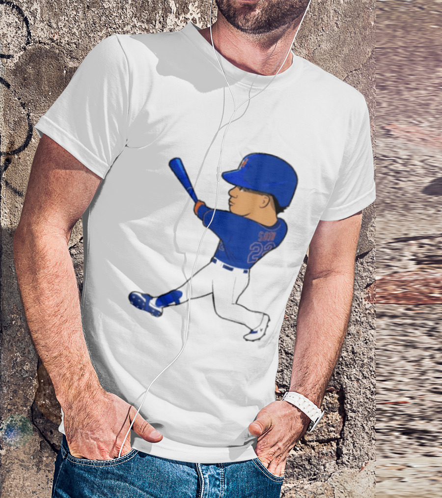 Juan Soto 22 Mets Baseball Swing LGM T-Shirt