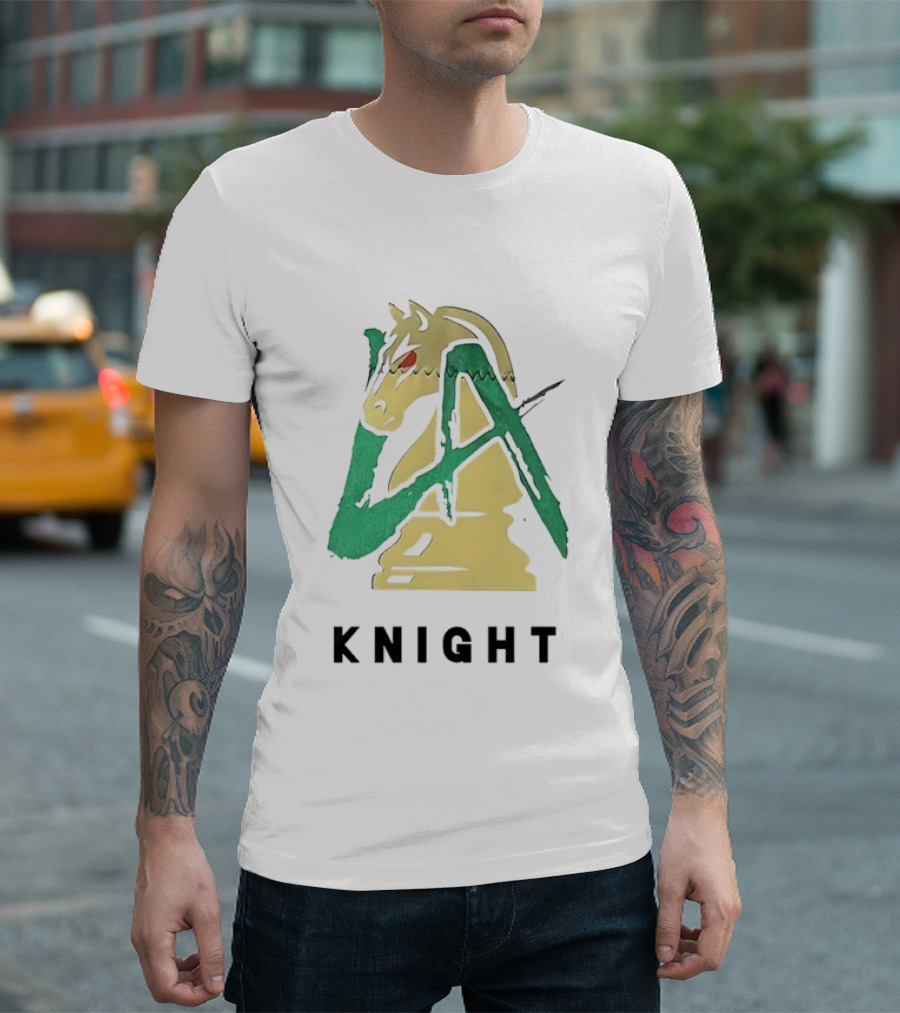LA Knight WWE Horse Knight Chess Piece T-Shirt