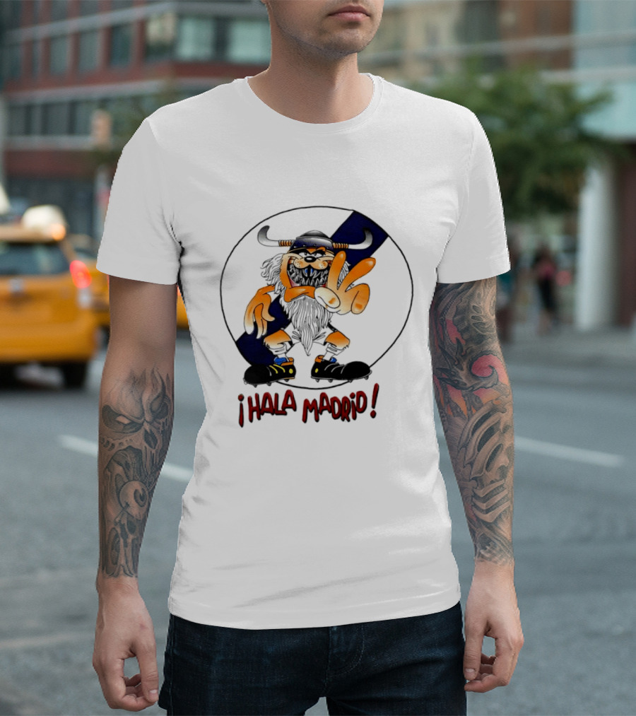 Viking Hala Madrid Real Madrid Club De Futbol Fan T-Shirt