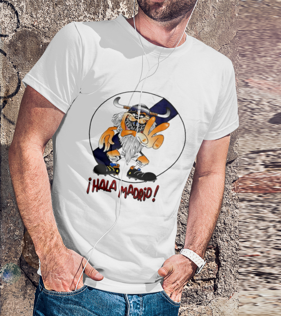 Viking Hala Madrid Real Madrid Club De Futbol Fan T-Shirt