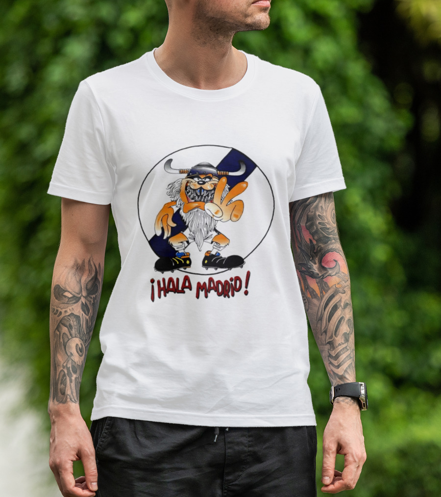 Viking Hala Madrid Real Madrid Club De Futbol Fan T-Shirt