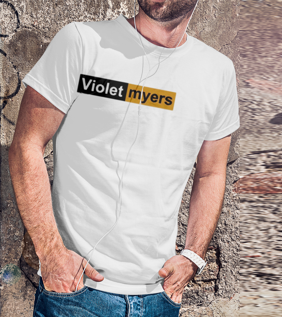 Violet Myers Black And Orange T-Shirt