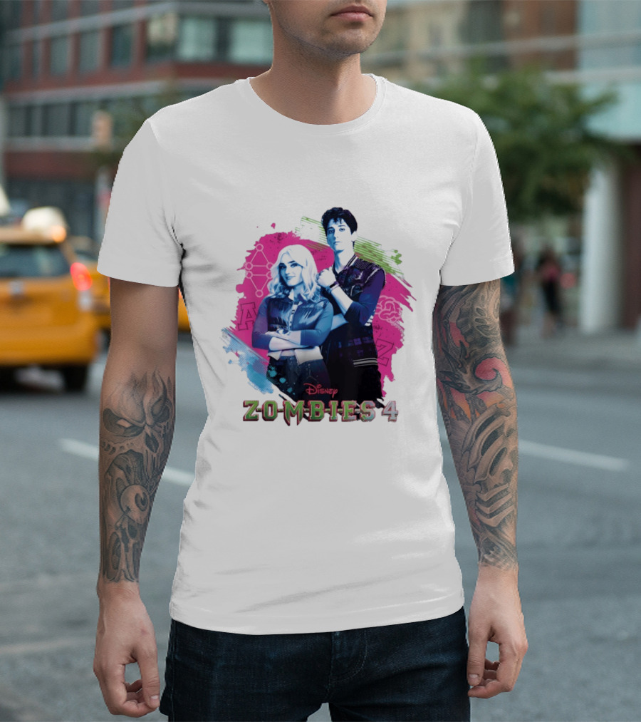 Zed And Addison Disney Zombies 4 Dawn Of The Vampires Movie T-Shirt