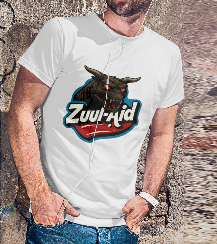 Zuul Aid Ghostbusters Demon Red Eyes Monster T-Shirt