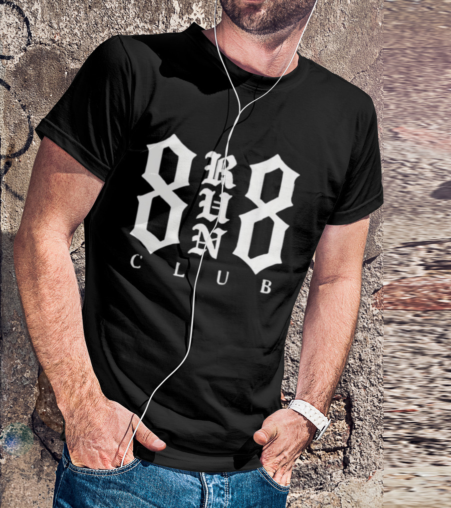 8 Run 8 Club Athletic Fitness Running T-Shirt