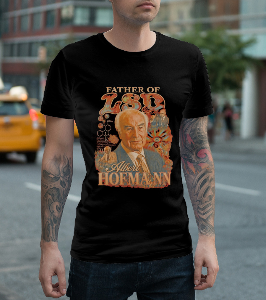 Father Of LSD Albert Hofmann Psychedelic T-Shirt