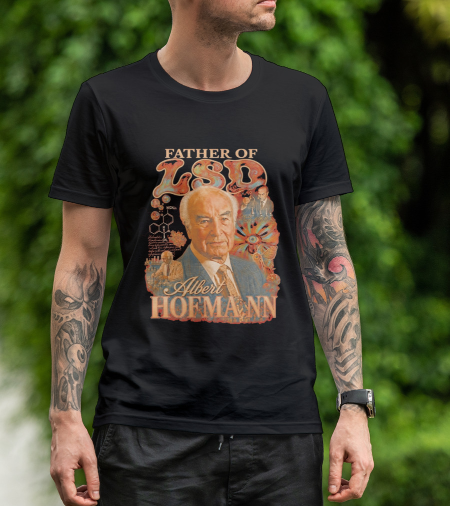 Father Of LSD Albert Hofmann Psychedelic T-Shirt