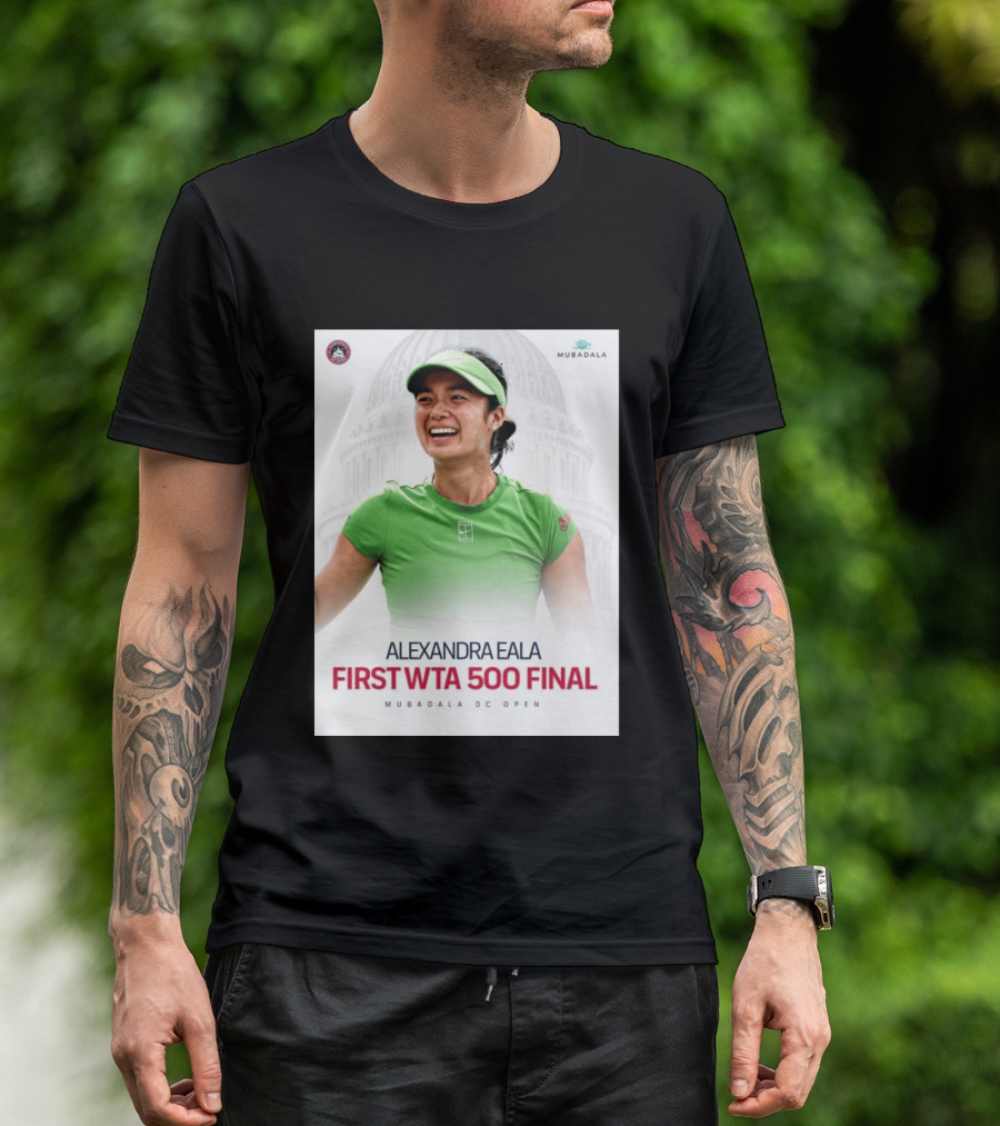 Alexandra Eala First WTA 500 Final Mubadala DC Open Capitol Building T-Shirt