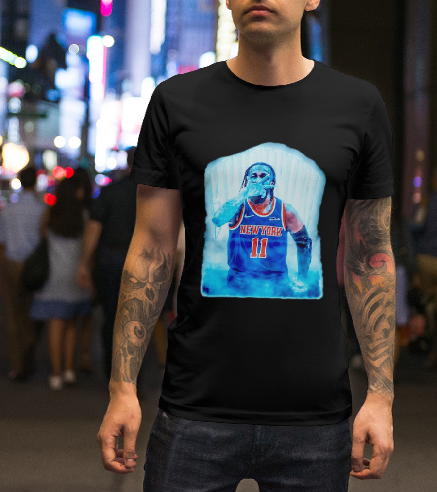 Jalen Brunson New York Knicks Number 11 NBA Basketball Player T-Shirt