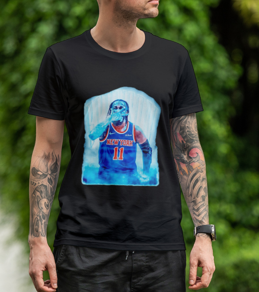 Jalen Brunson New York Knicks Number 11 NBA Basketball Player T-Shirt