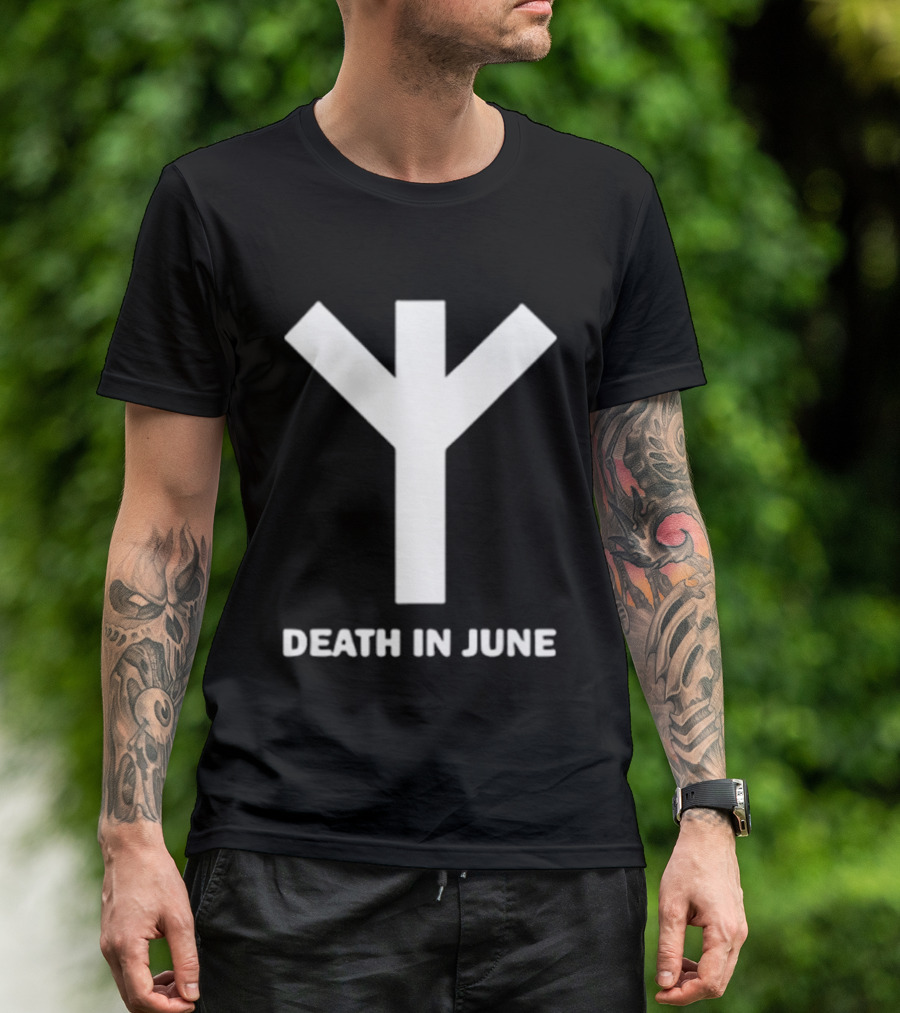 Death In June Neofolk Symbol Douglas Pearce T-Shirt