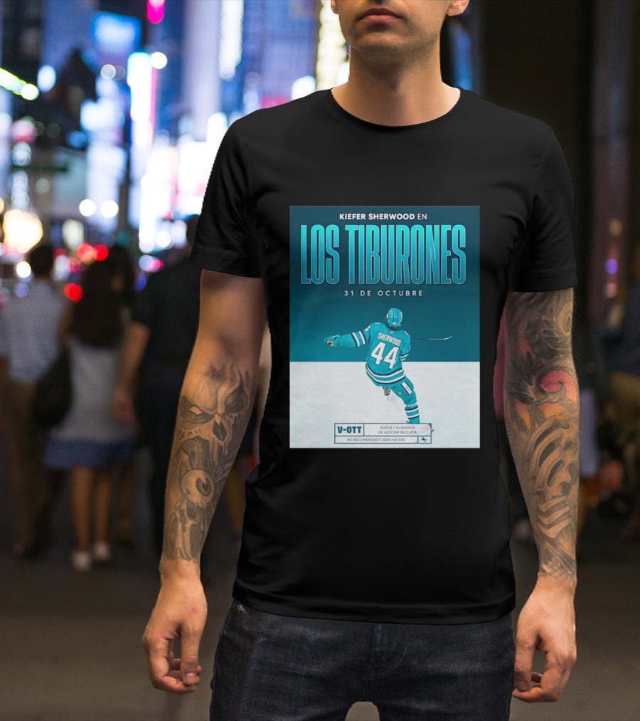 Kiefer Sherwood En Los Tiburones 31 De Octubre V OTT Nueva Calaverita De Azúcar Incluida T-Shirt