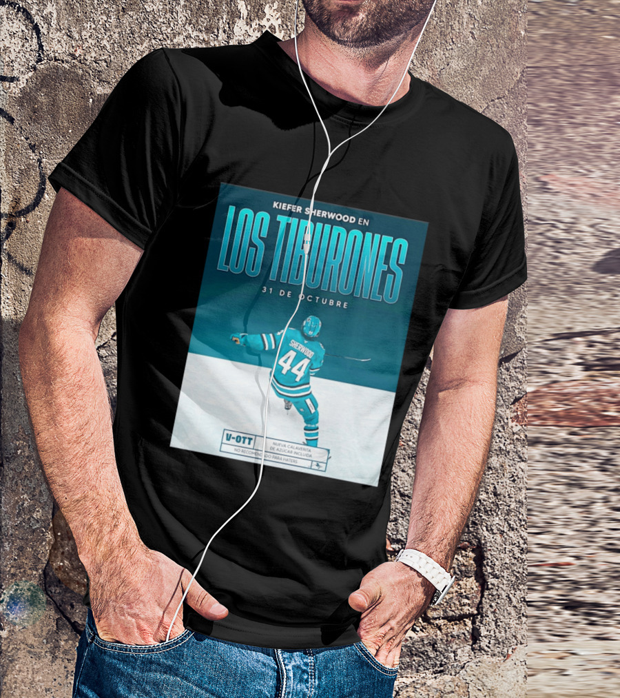 Kiefer Sherwood En Los Tiburones 31 De Octubre V OTT Nueva Calaverita De Azúcar Incluida T-Shirt