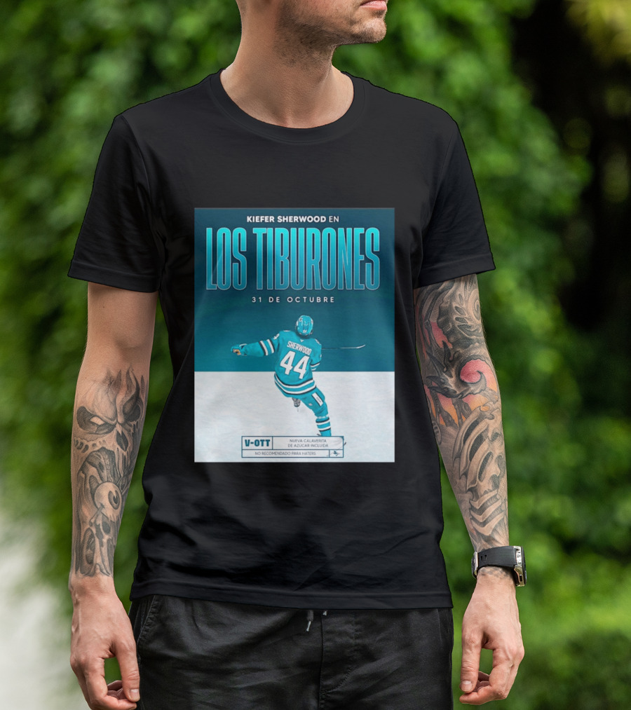 Kiefer Sherwood En Los Tiburones 31 De Octubre V OTT Nueva Calaverita De Azúcar Incluida T-Shirt