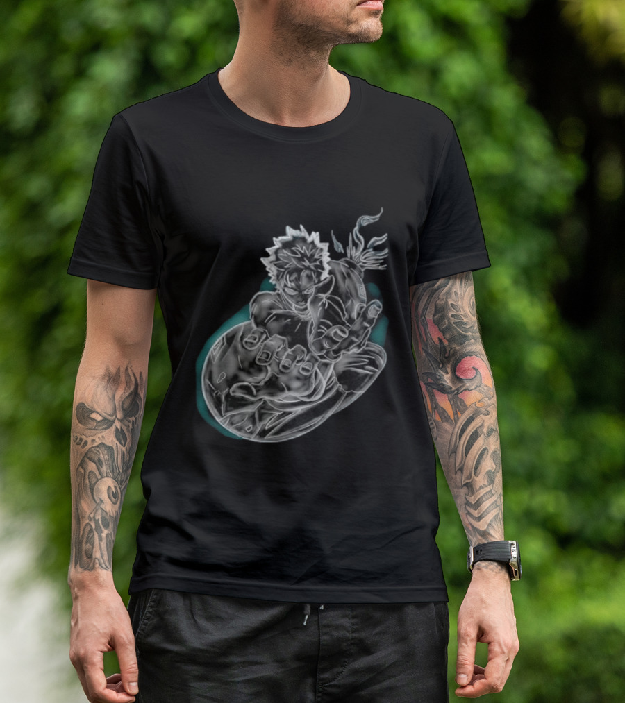 Megumi Fushiguro Ten Shadows Jujutsu Kaisen Dynamic Pose T-Shirt