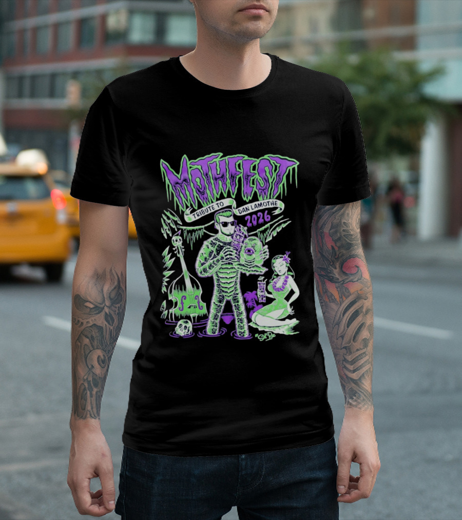 Mothfest Tribute To Dan Lamothe 2026 Creature T-Shirt