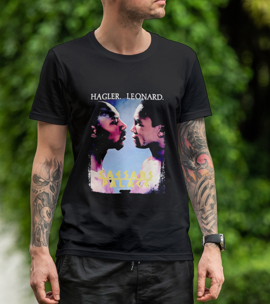 Hagler Leonard Caesars Palace Boxing Match Showdown T-Shirt