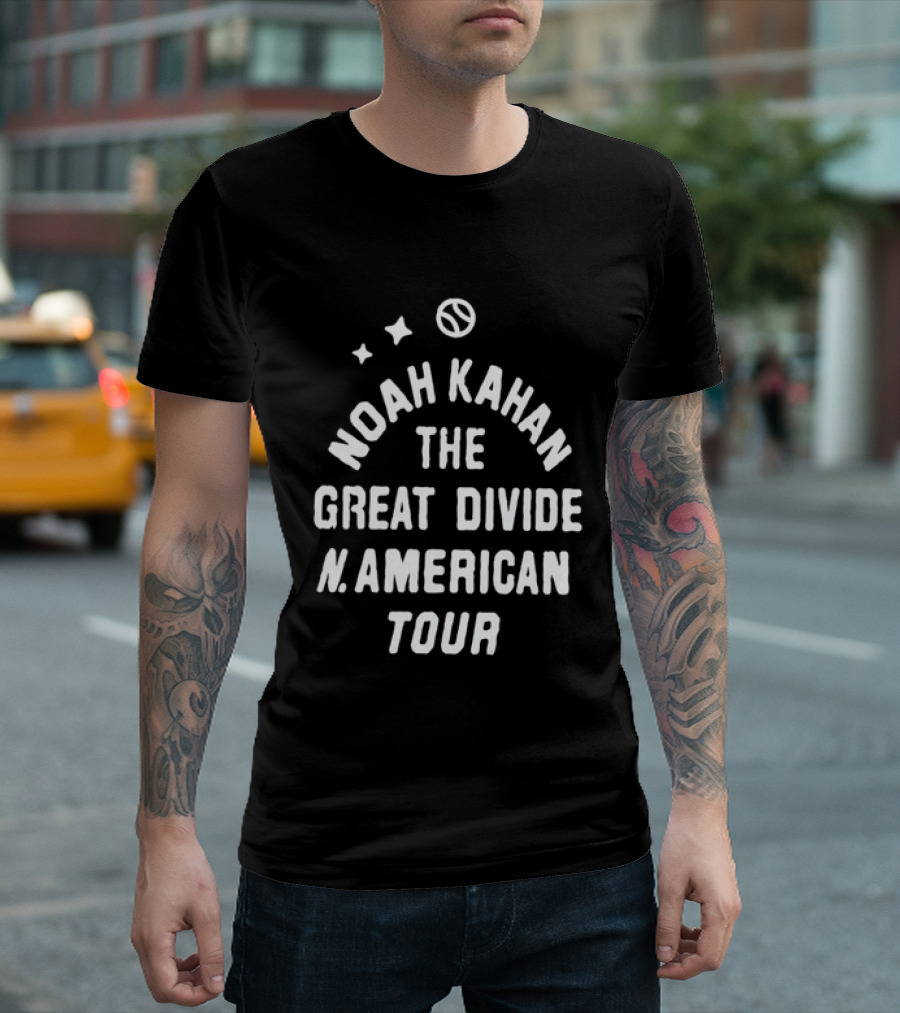 Noah Kahan The Great Divide North American Tour Stars T-Shirt