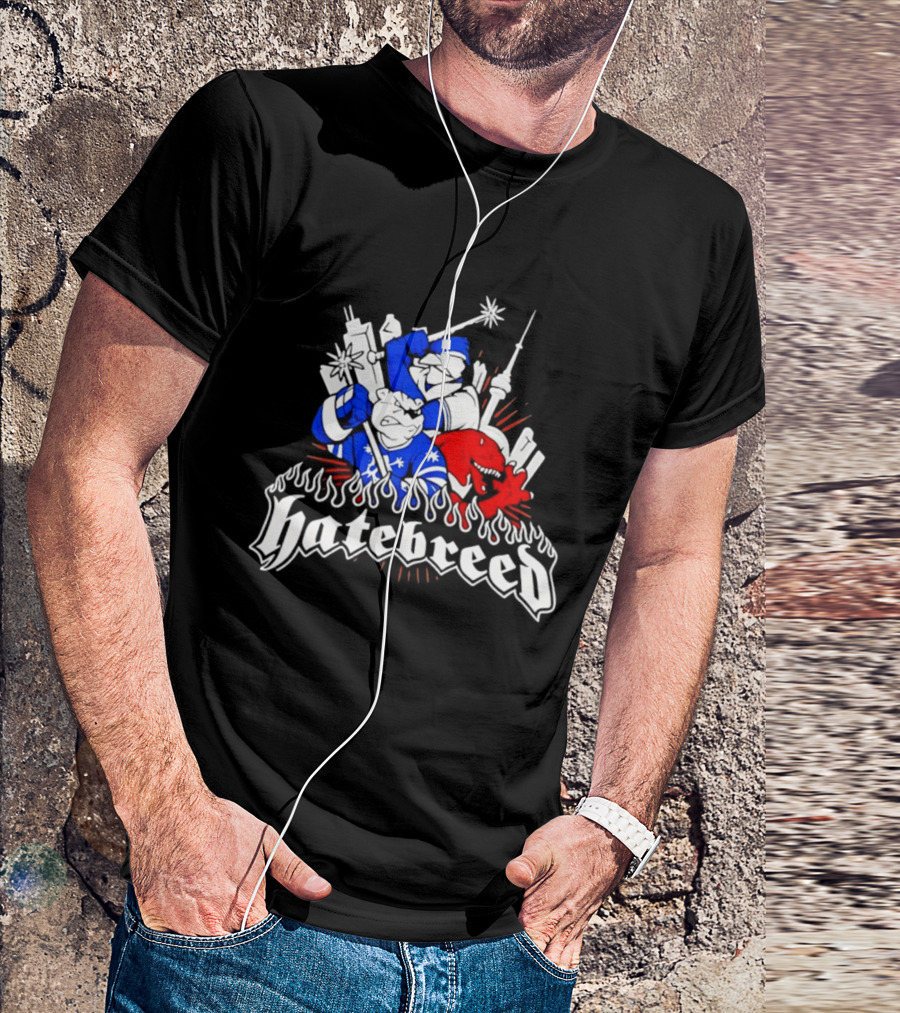 Hatebreed Toronto Maple Leafs Raptors CN Tower Hardcore Mashup T-Shirt