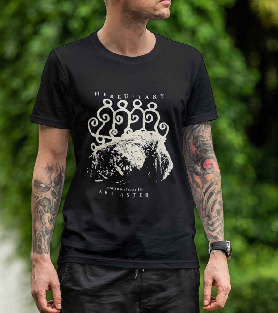 Hereditary Written And Directed By Ari Aster Spiral T-Shirt