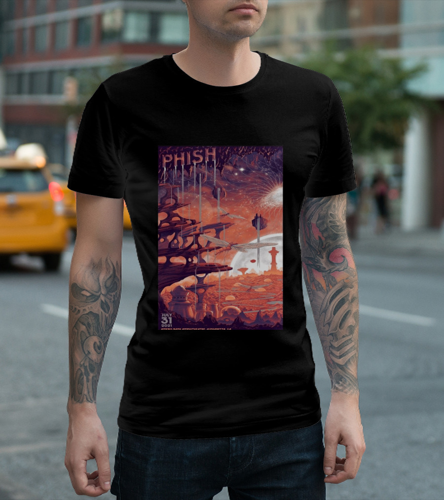 Phish Concert Alpharetta GA July 31 2021 T-Shirt