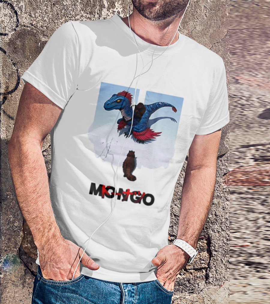 Mongo Raptor Cat Donatsu By U Mashermello Dinosaur T-Shirt