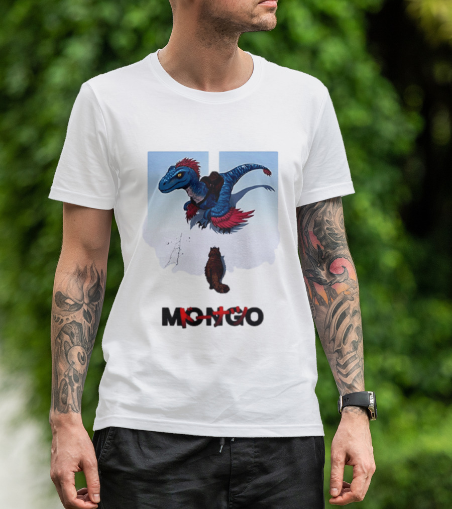 Mongo Raptor Cat Donatsu By U Mashermello Dinosaur T-Shirt