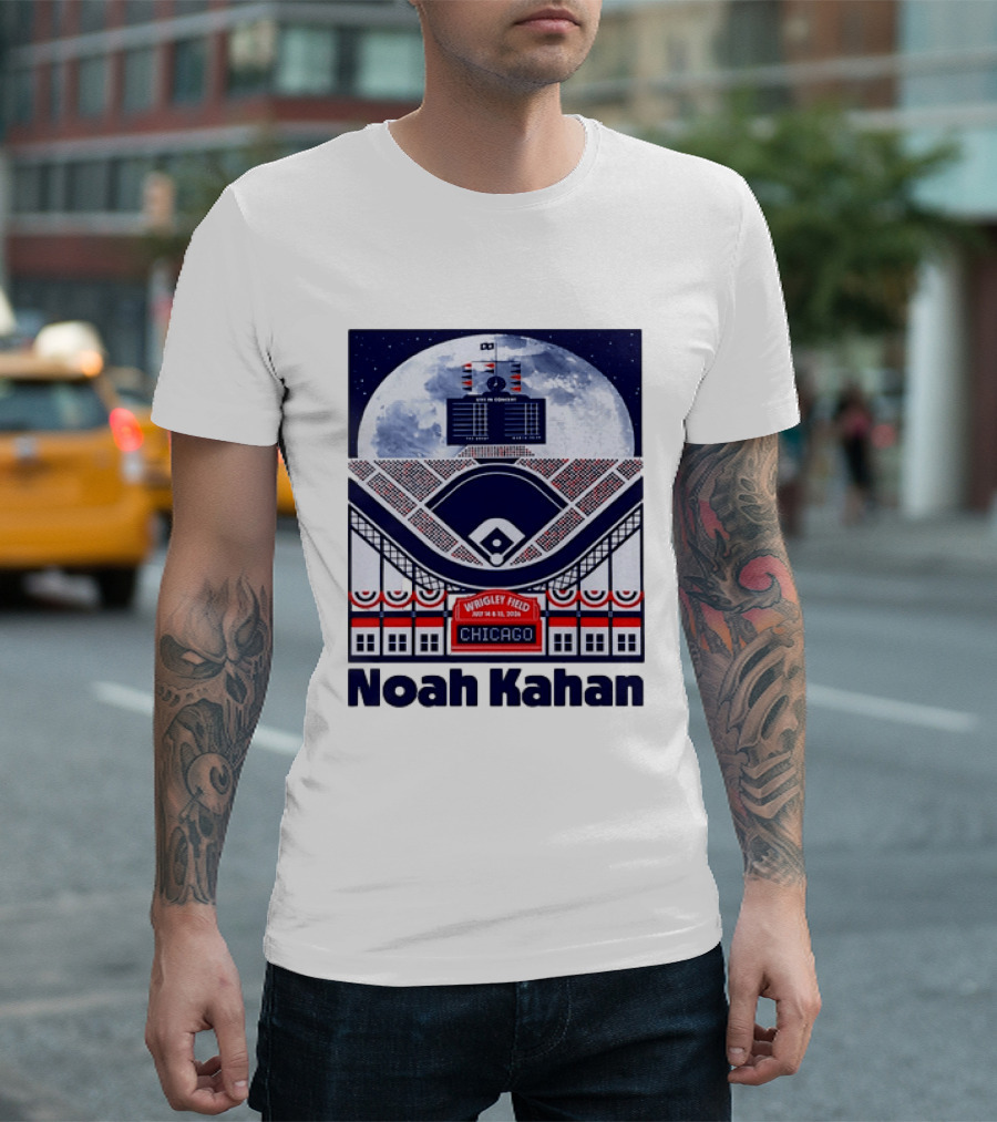 Noah Kahan Live In Concert Wrigley Field July 14 15 2023 Chicago T-Shirt