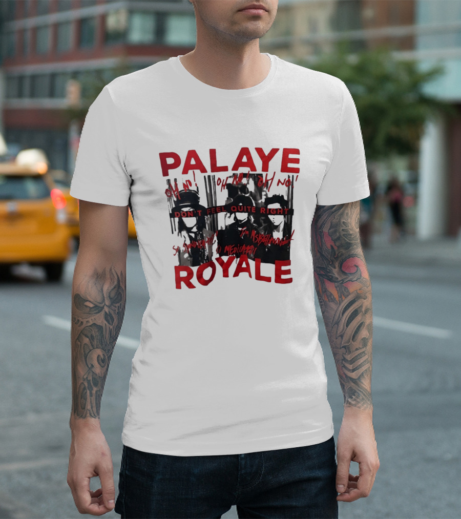 Palaye Royale Don't Feel Quite Right Oh No So Unsatisfied Misunderstood Mediocre T-Shirt