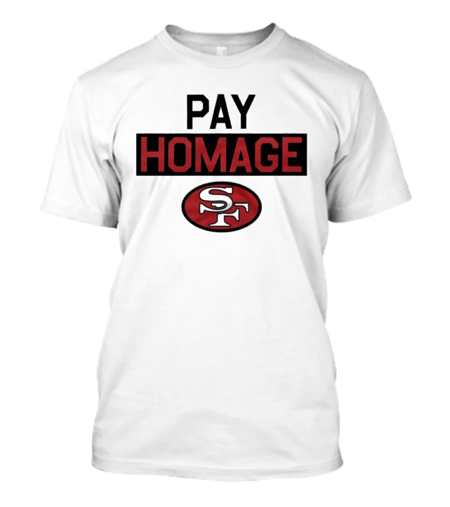 San Francisco 49ers Pay Homage SF Football T-Shirt