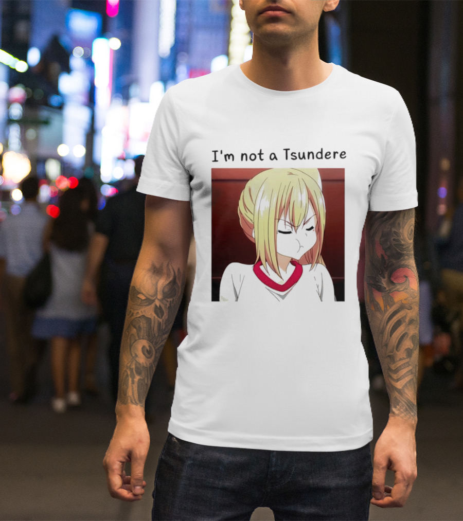 I'm Not A Tsundere Mai Kawakami Anime Character Expression T-Shirt