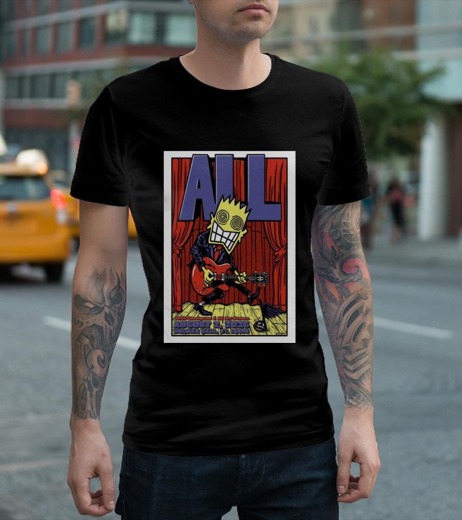 ALL Band August 21 2026 Delmar Hall St Louis With Snodgrass And All My Senses T-Shirt