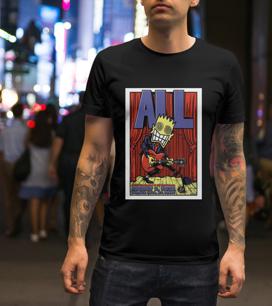 ALL Band August 21 2026 Delmar Hall St Louis With Snodgrass And All My Senses T-Shirt