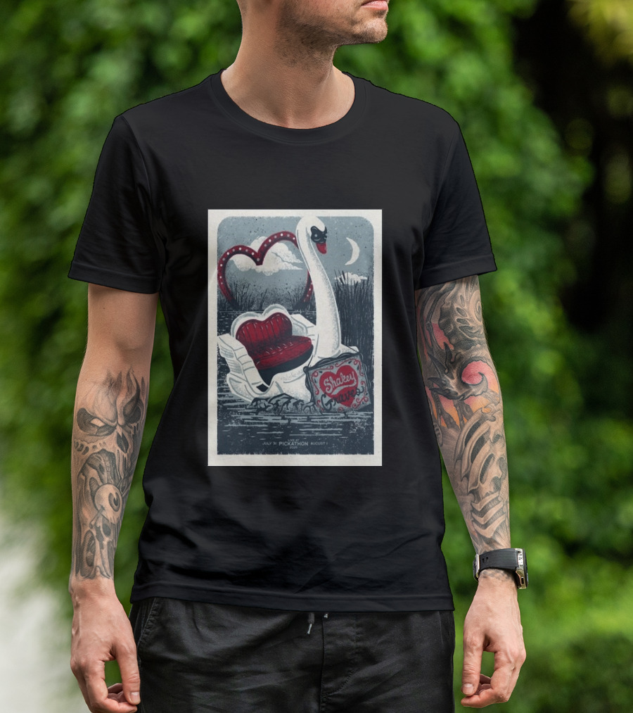 Shakey Graves Pickathon Swan Boat July 31 August 1 Concert T-Shirt