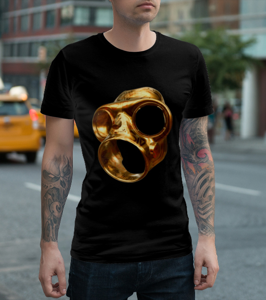 Sid The 3Rd Shop Store Gold Mask Ring T-Shirt