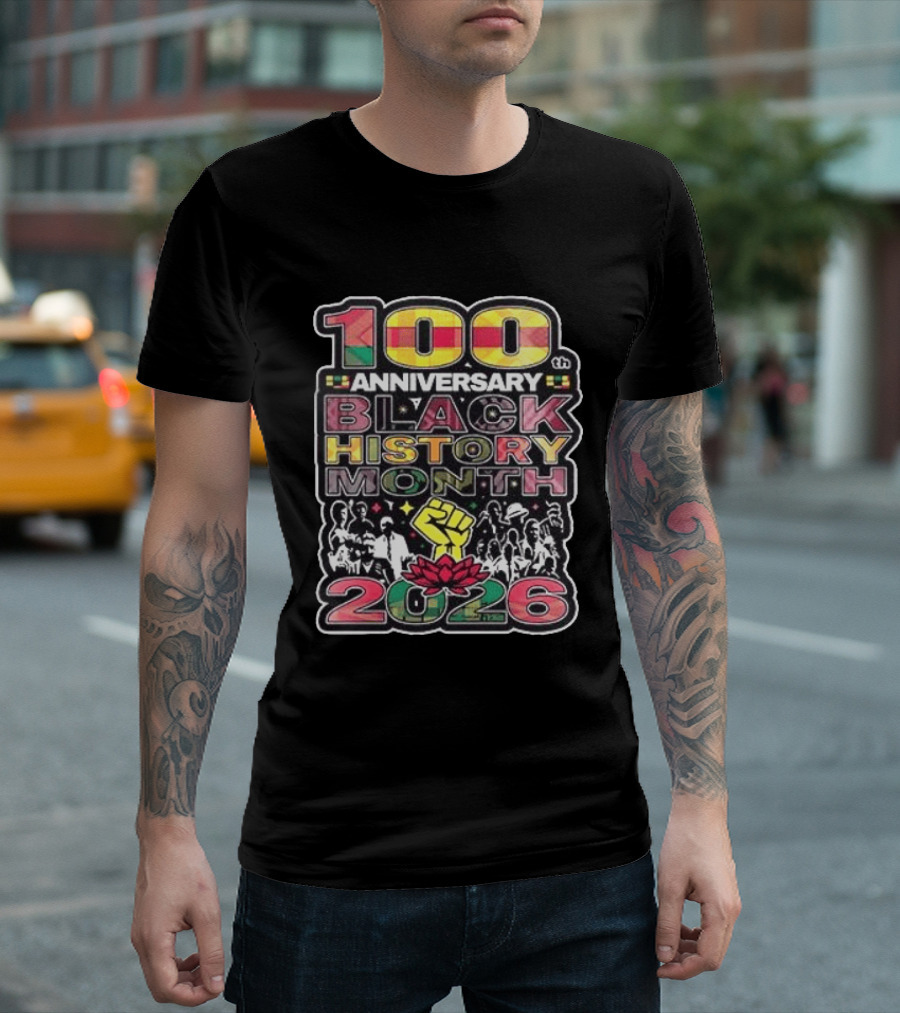 100th Anniversary Black History Month 1926 2026 St Louis Cardinals T-Shirt