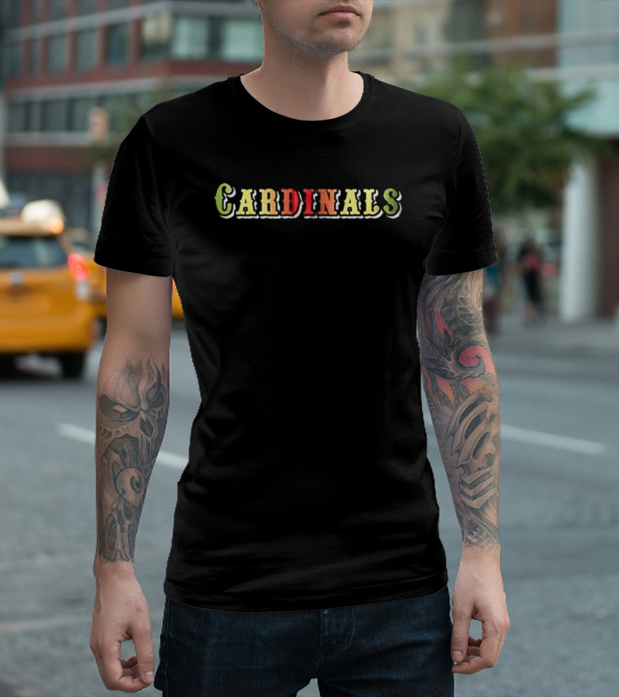 St Louis Cardinals 100th Anniversary Black History Month 1926 2026 Reds Yellows Greens T-Shirt